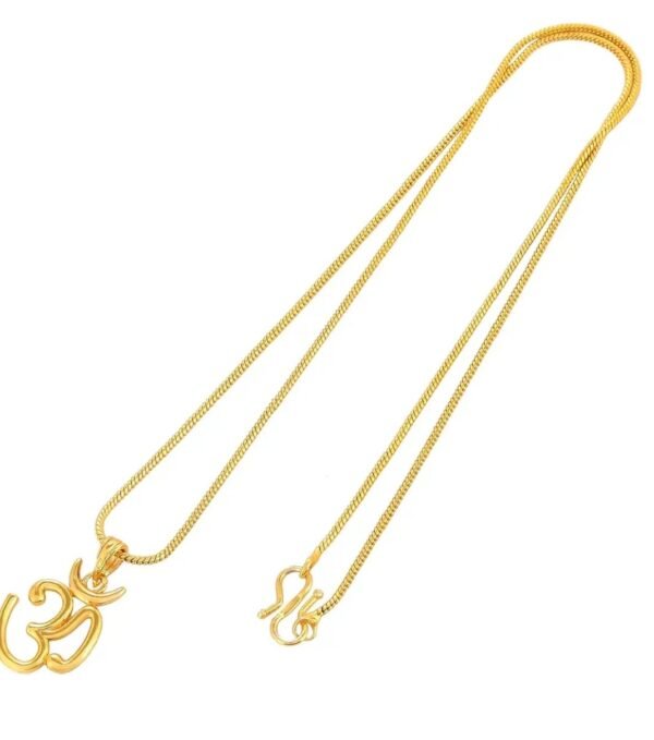 Premium Quality Micro Gold Plated Pandent With Chain latest & Stylish Celebrity Inspired Chain/Necklace/Jewellery Set/Fashion jewellery for Men, Women Boys Girls