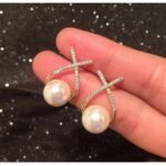 Korean western AD/CZ stone premium quality earrings for women and girls