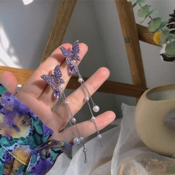 Trendy AD/CZ korean western partywear stylish earrings for women and girls