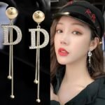 Trendy AD/CZ Korean western partywear stylish earrings for women and girls