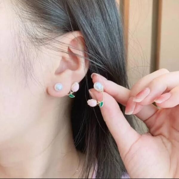 Trendy AD/CZ Korean western partywear stylish earrings for women and girls