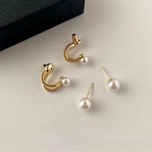 Trendy AD/CZ Korean western partywear stylish earrings for women and girls