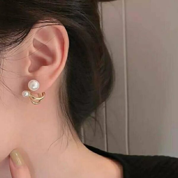 Trendy AD/CZ Korean western partywear stylish earrings for women and girls