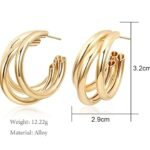 Trendy AD/CZ Korean western partywear stylish earrings for women and girls
