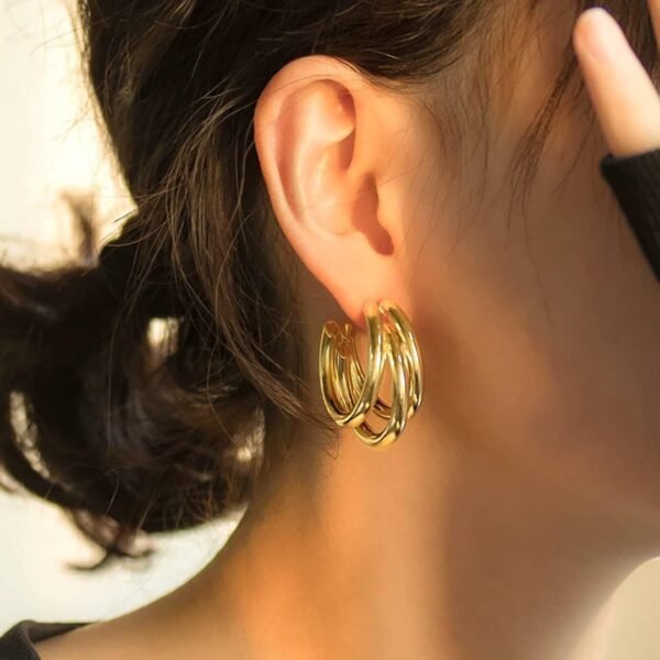 Trendy AD/CZ Korean western partywear stylish earrings for women and girls