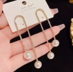 Elegant Korean Western Partywear Earrings by LC Imitation