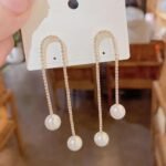Elegant Korean Western Partywear Earrings by LC Imitation