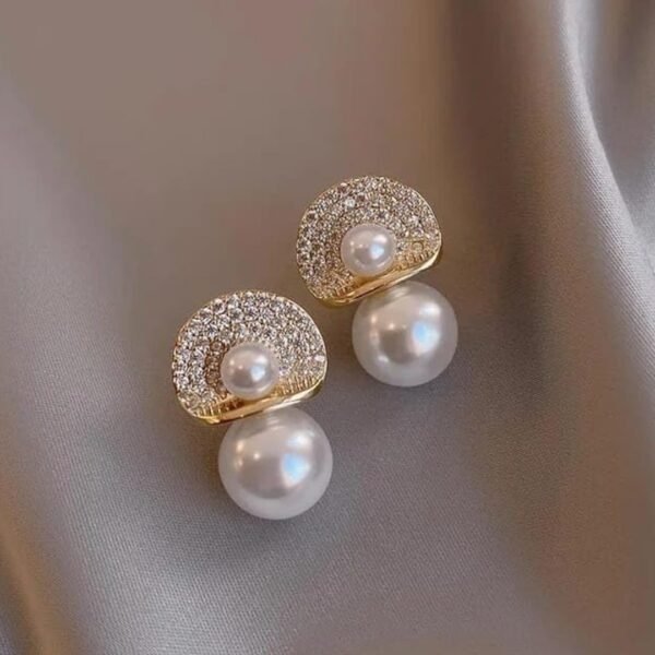 Trendy AD/CZ korean western partywear stylish earrings for women and girls