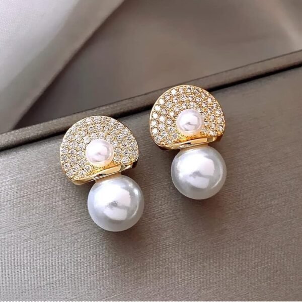 Trendy AD/CZ korean western partywear stylish earrings for women and girls
