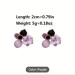 Trendy AD/CZ Korean western partywear stylish earrings for women and girls