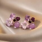 Trendy AD/CZ Korean western partywear stylish earrings for women and girls