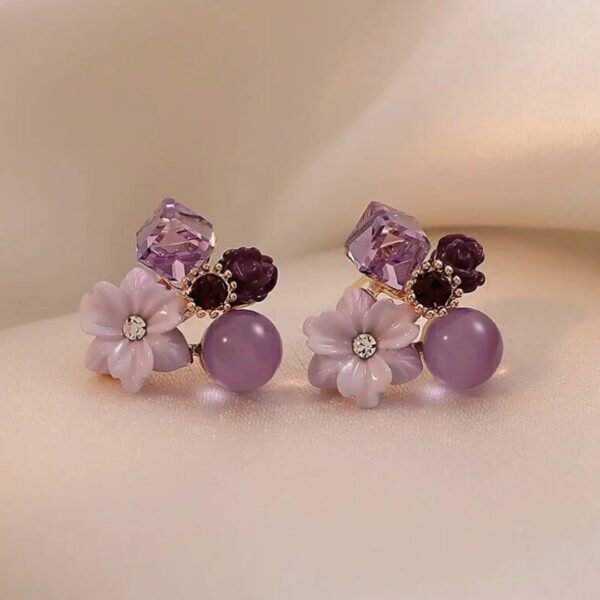 Trendy AD/CZ Korean western partywear stylish earrings for women and girls