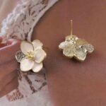 Trendy AD/CZ Korean western partywear stylish earrings for women and girls