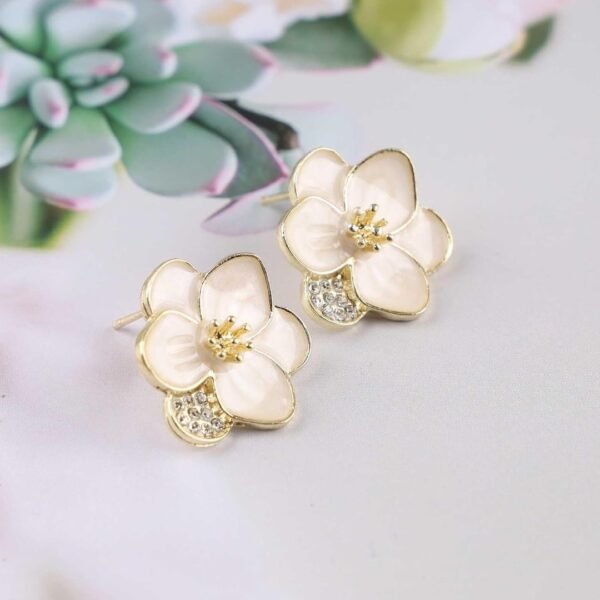 Trendy AD/CZ Korean western partywear stylish earrings for women and girls