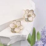 Trendy AD/CZ Korean western partywear stylish earrings for women and girls