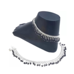 Beautiful Indian Traditional Silver Plated Partywear Payal Pajeb Anklets For Women And Girls