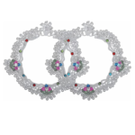 Beautiful Indian Traditional Silver Plated Partywear Payal Pajeb Anklets For Women And Girls