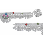 Beautiful Indian Traditional Silver Plated Partywear Payal Pajeb Anklets For Women And Girls