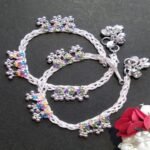 Beautiful Indian Traditional Silver Plated Partywear Payal Pajeb Anklets For Women And Girls