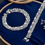 Beautiful Indian Traditional Bridal Design Silver Plated Anklets For Women And Girls