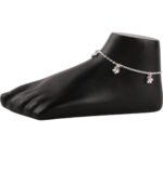 Beautiful Indian Traditional Silver Plated Partywear Payal Pajeb Anklets For Women And Girls