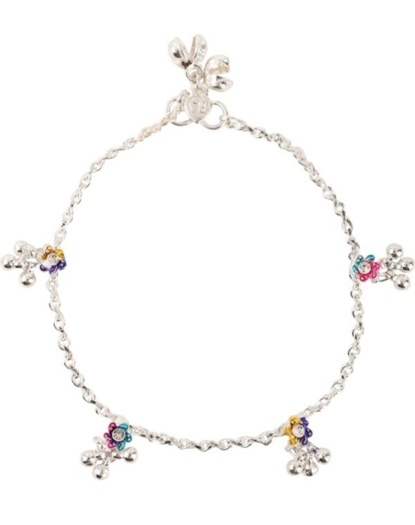 Beautiful Indian Traditional Silver Plated Partywear Payal Pajeb Anklets For Women And Girls
