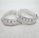Beautiful Indian Traditional Silver Plated Partywear Payal Pajeb Anklets For Women And Girls