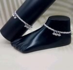 Beautiful Indian Traditional Silver Plated Partywear Payal Pajeb Anklets For Women And Girls