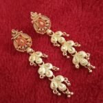 Trendy One Gram Gold and Micron Plated Brass Traditional South Screw Back Earring