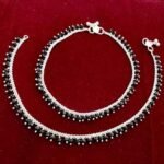 Beautiful Indian Traditional Silver Plated Partywear Payal Pajeb Anklets For Women And Girls