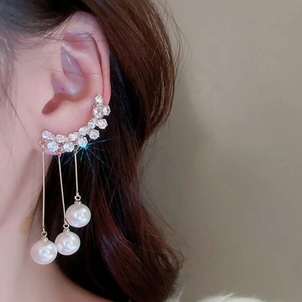 Korean Trendy Cuff Earrings Western Fancy Earrings for Women Girls