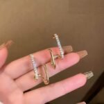 Korean Trendy 2 CLAWS Earrings Western Fancy Earrings for Women Girls
