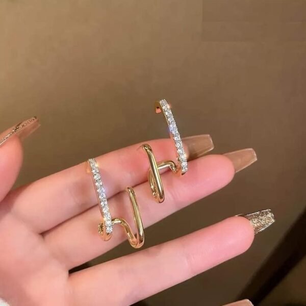 Korean Trendy 2 CLAWS Earrings Western Fancy Earrings for Women Girls