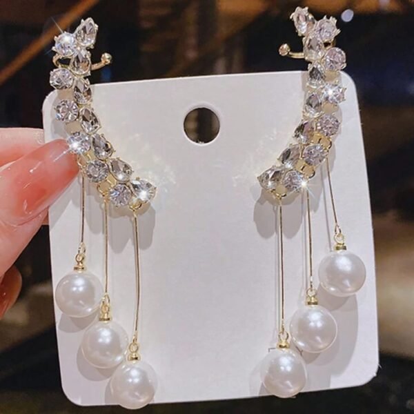Korean Trendy Cuff Earrings Western Fancy Earrings for Women Girls