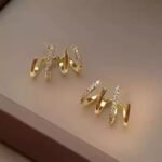 Korean Trendy Earrings Western Fancy Earrings for Women Girls