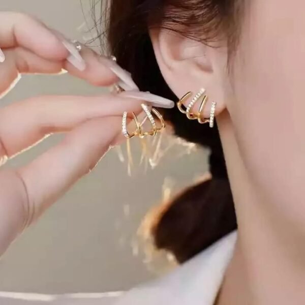 Korean Trendy Earrings Western Fancy Earrings for Women Girls