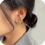 Korean Trendy 2 CLAWS Earrings Western Fancy Earrings for Women Girls