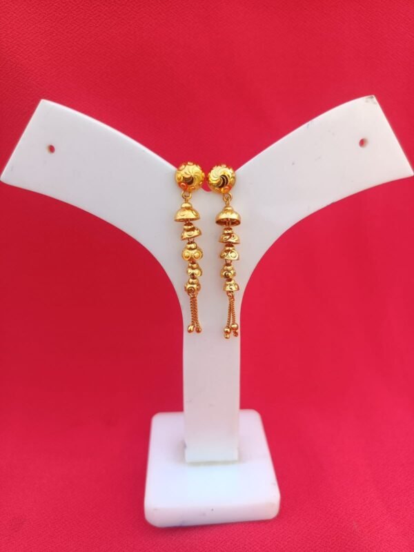 2 Gram gold forming suidhaga earrings for women