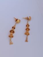 Experience Elegance with LC Imitation's 2 Gram Gold Forming Suidhaga Earrings