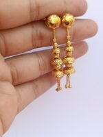 Experience Elegance with LC Imitation's 2 Gram Gold Forming Suidhaga Earrings