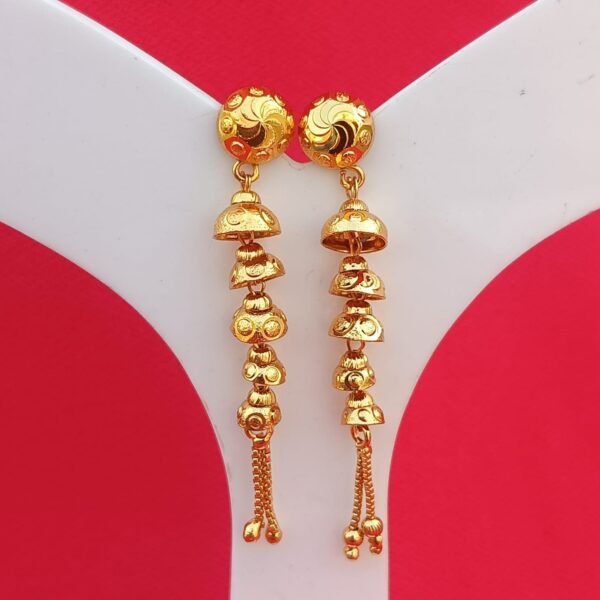 2 Gram gold forming suidhaga earrings for women