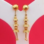 Experience Elegance with LC Imitation's 2 Gram Gold Forming Suidhaga Earrings