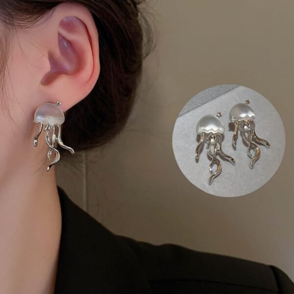 Shine Bright with LC Imitation's Korean Western Partywear Star Jellyfish Earrings