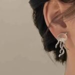 Shine Bright with LC Imitation's Korean Western Partywear Star Jellyfish Earrings