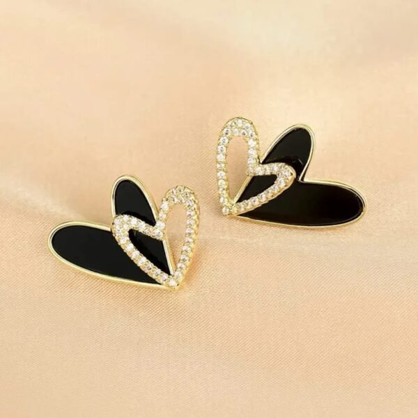 Stunning Korean Western Partywear: LC Imitation's American Diamond Earrings for Women and Girls
