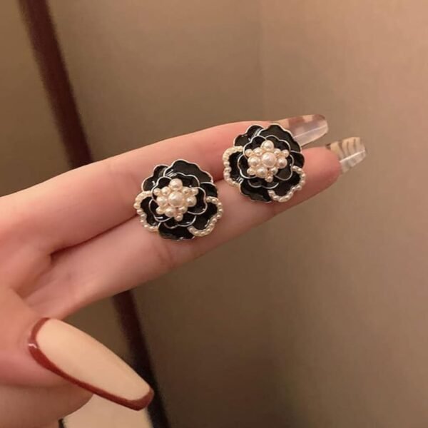 Stylish Korean Western Partywear Black Studs for Women and Girls
