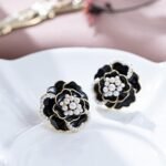 Stylish Korean Western Partywear Black Studs for Women and Girls