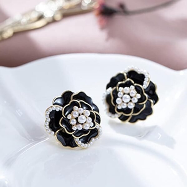 Stylish Korean Western Partywear Black Studs for Women and Girls