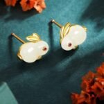 LC Imiation's Cute Opal Rabbit Stud Earrings: A Must-Have for Women and Girls