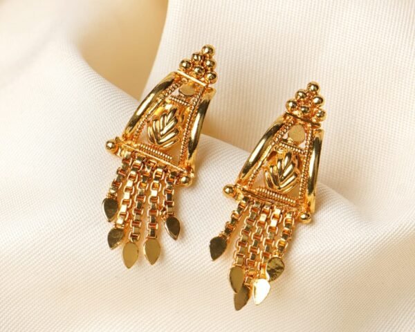 Elegant LC Imitation 2 Grams Gold Forming Suidhaga Earrings for Women: A Stylish and Durable Choice